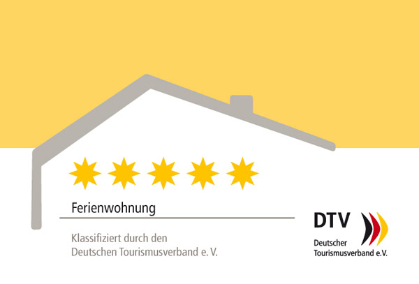 Logo DTV Ferienwohnung 5 Sterne